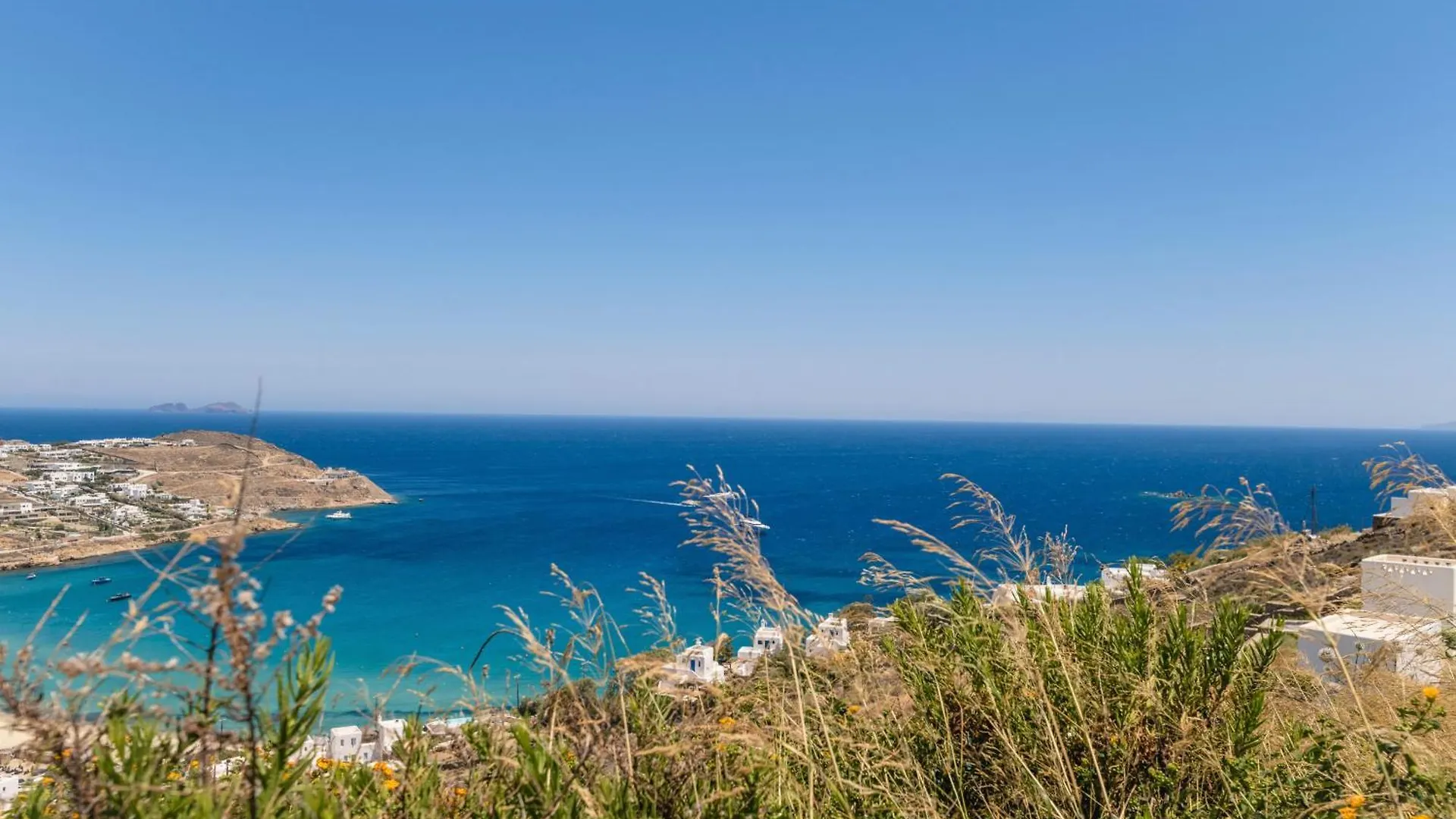 Luxury Villa With Stunning Views Above Kalo Livadi Mykonos Town Griechenland