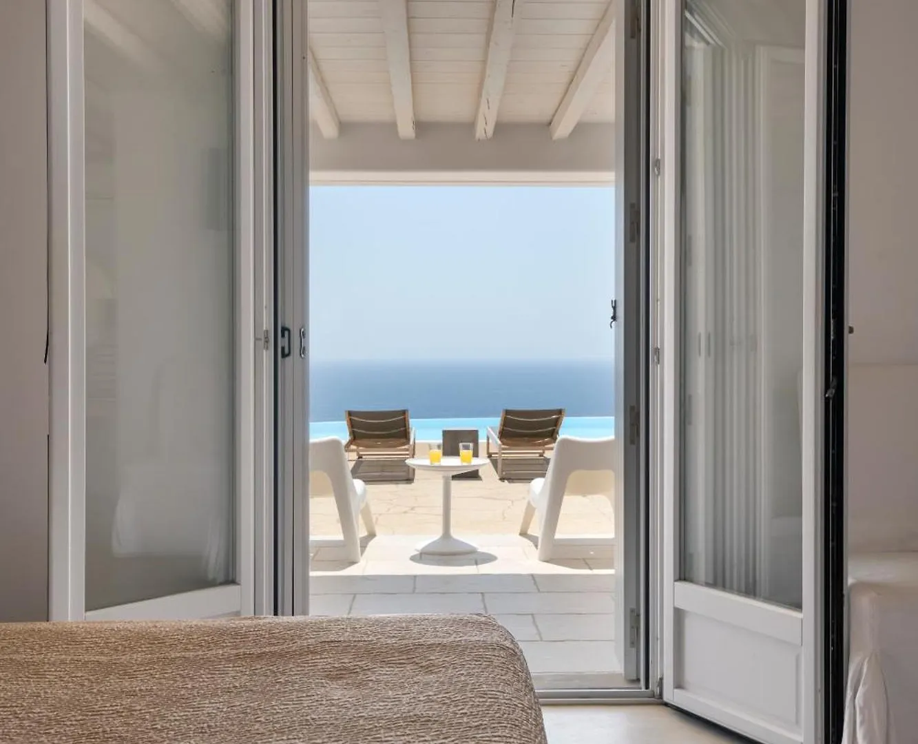 Luxury Villa With Stunning Views Above Kalo Livadi Mykonos Town