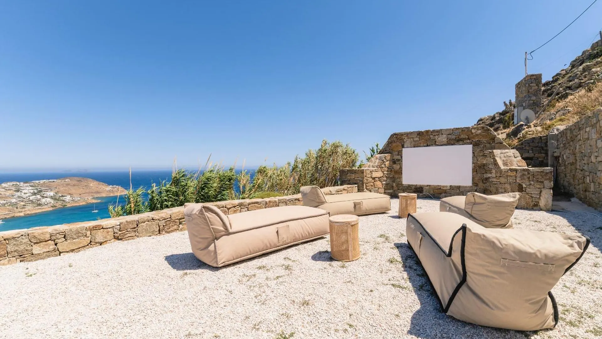 Luxury Villa With Stunning Views Above Kalo Livadi Mykonos Town